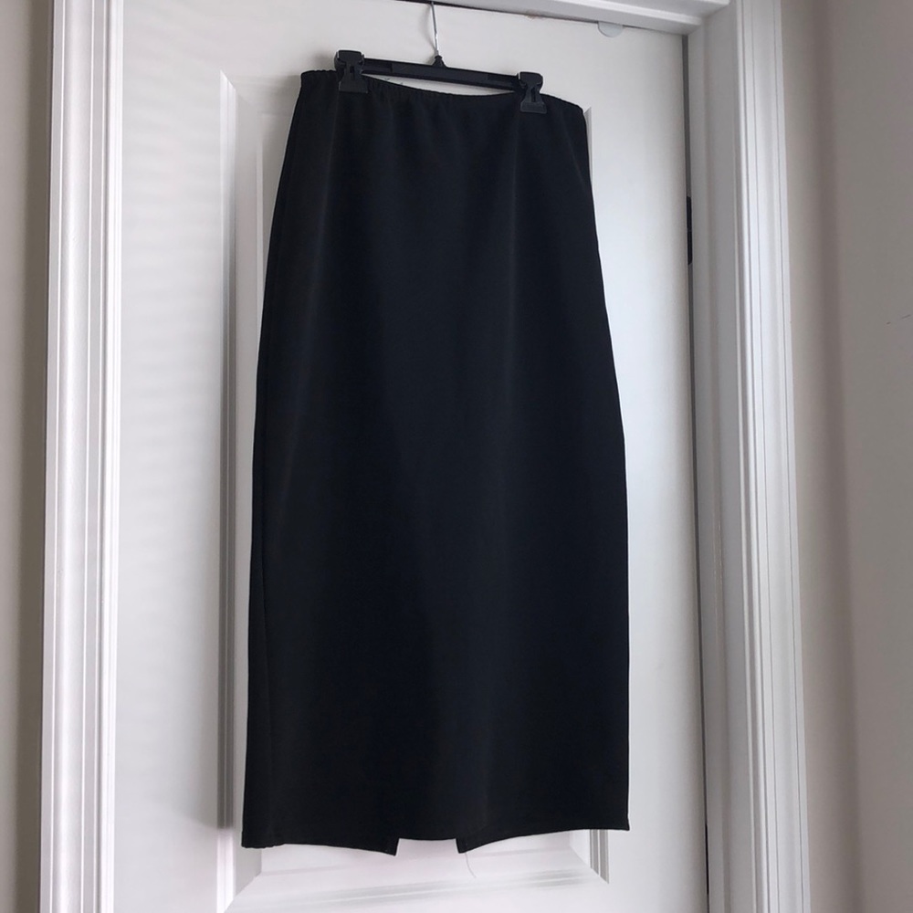 Star C.C.C Women's Black long Pencil Skirt Fabric 95% Polyester 5% Spandex